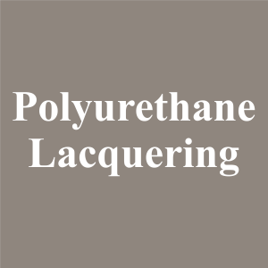 Polyurethane lacquering